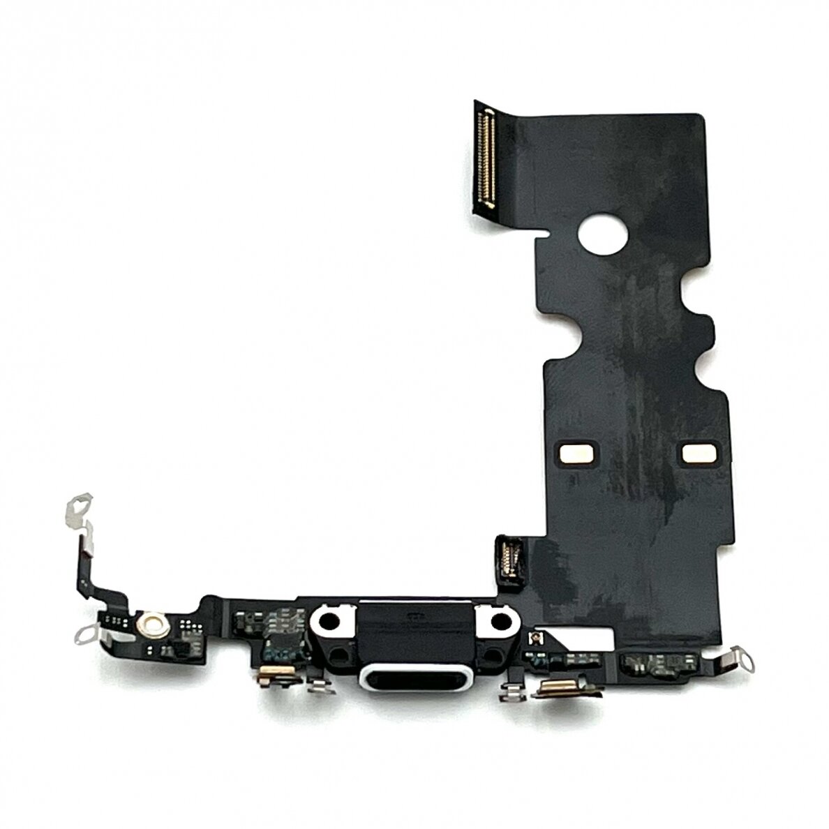 iPhone 8 / iPhone SE 2020 charging port flex cable (black) (Original / Used) iPhone 8 / iPhone SE 2020 charging port flex cable (black) (Original / Used)