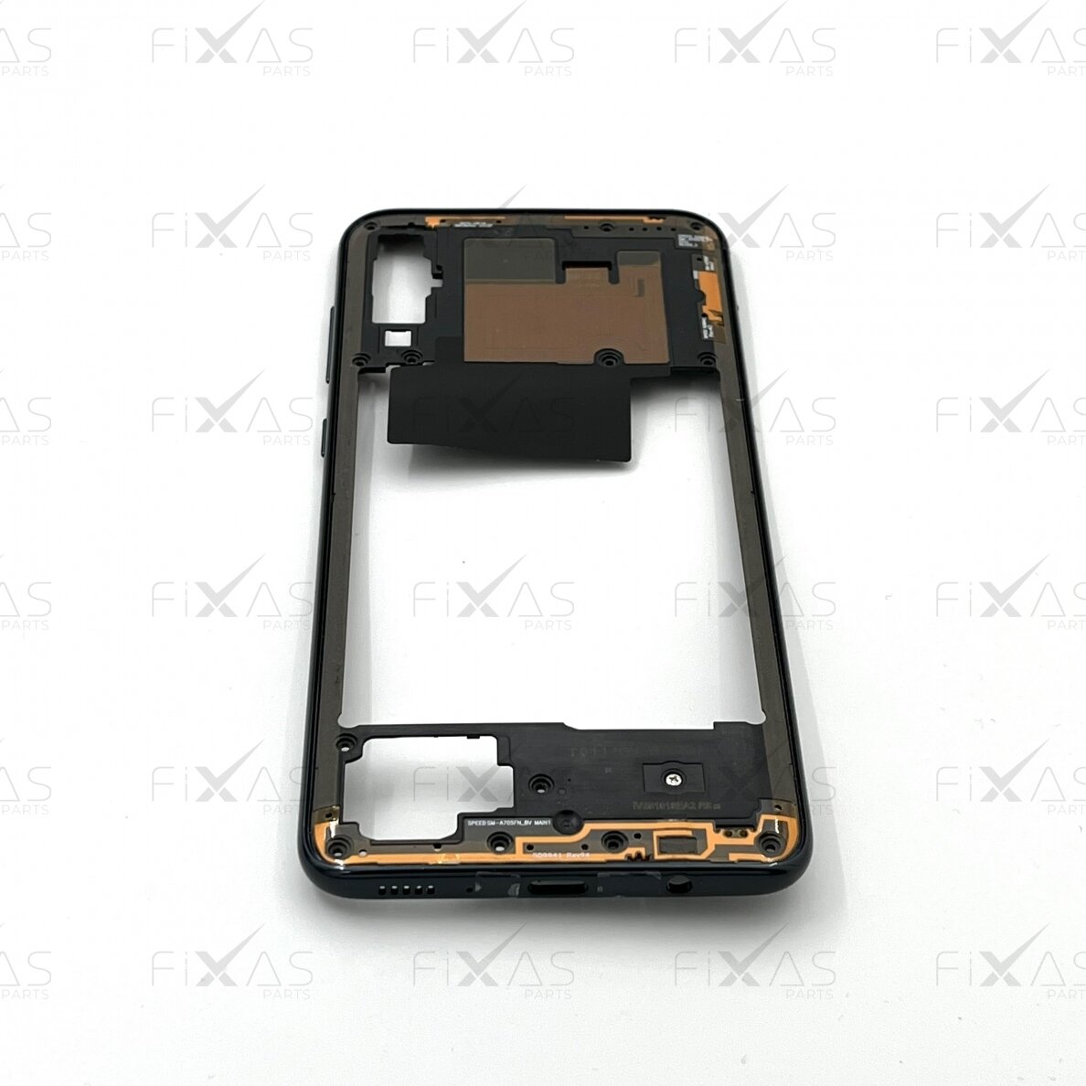 Samsung Galaxy A70 (A705) middle frame (Black) (Pulled / Grade A) 1