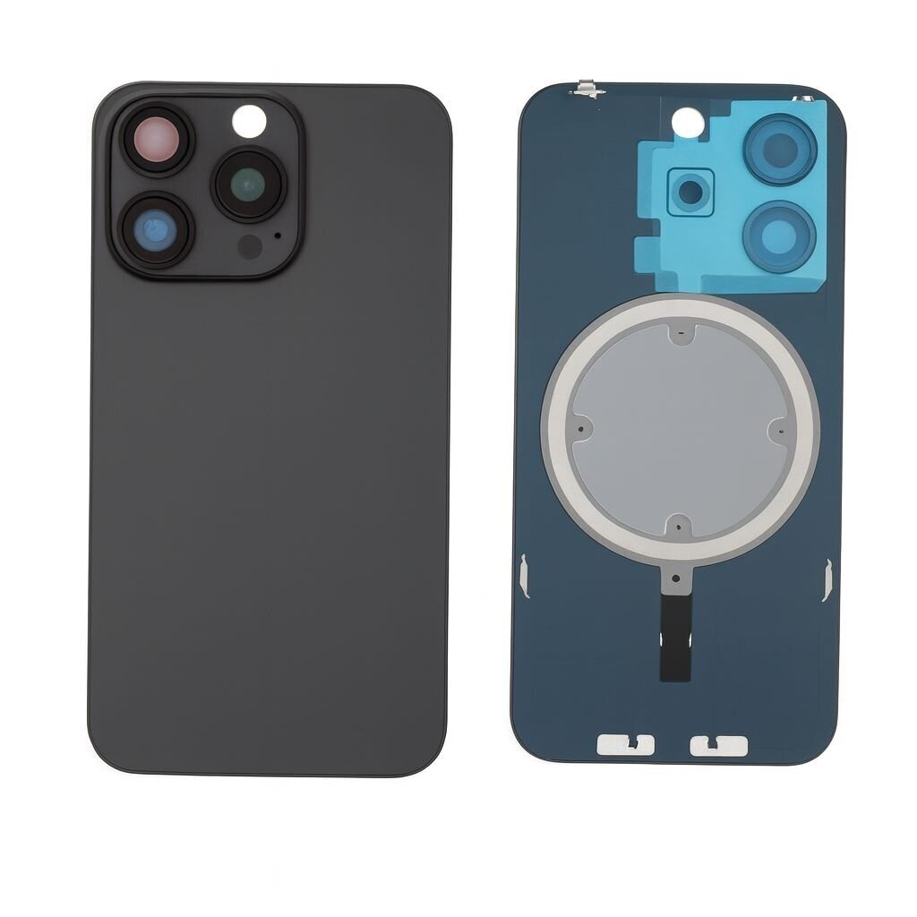 Apple iPhone 15 Pro galinis stikliukas (Black Titanium) (NO FLEX) (Pulled / Grade B) Apple iPhone 15 Pro galinis stikliukas (Black Titanium) (NO FLEX) (Pulled / Grade B)