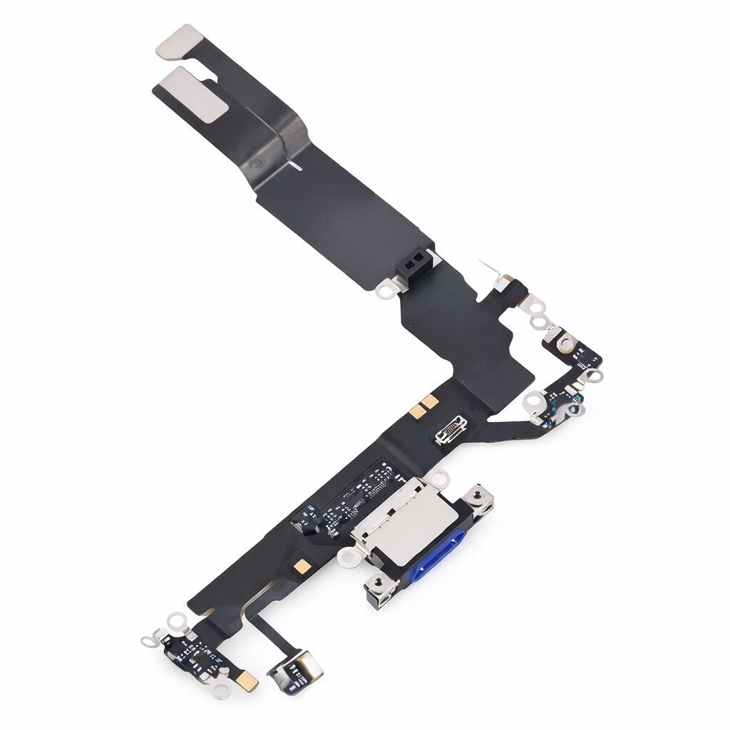 Apple iPhone 16 charging port flex cable (Ultramarine) (Original / Used) Apple iPhone 16 charging port flex cable (Ultramarine) (Original / Used)