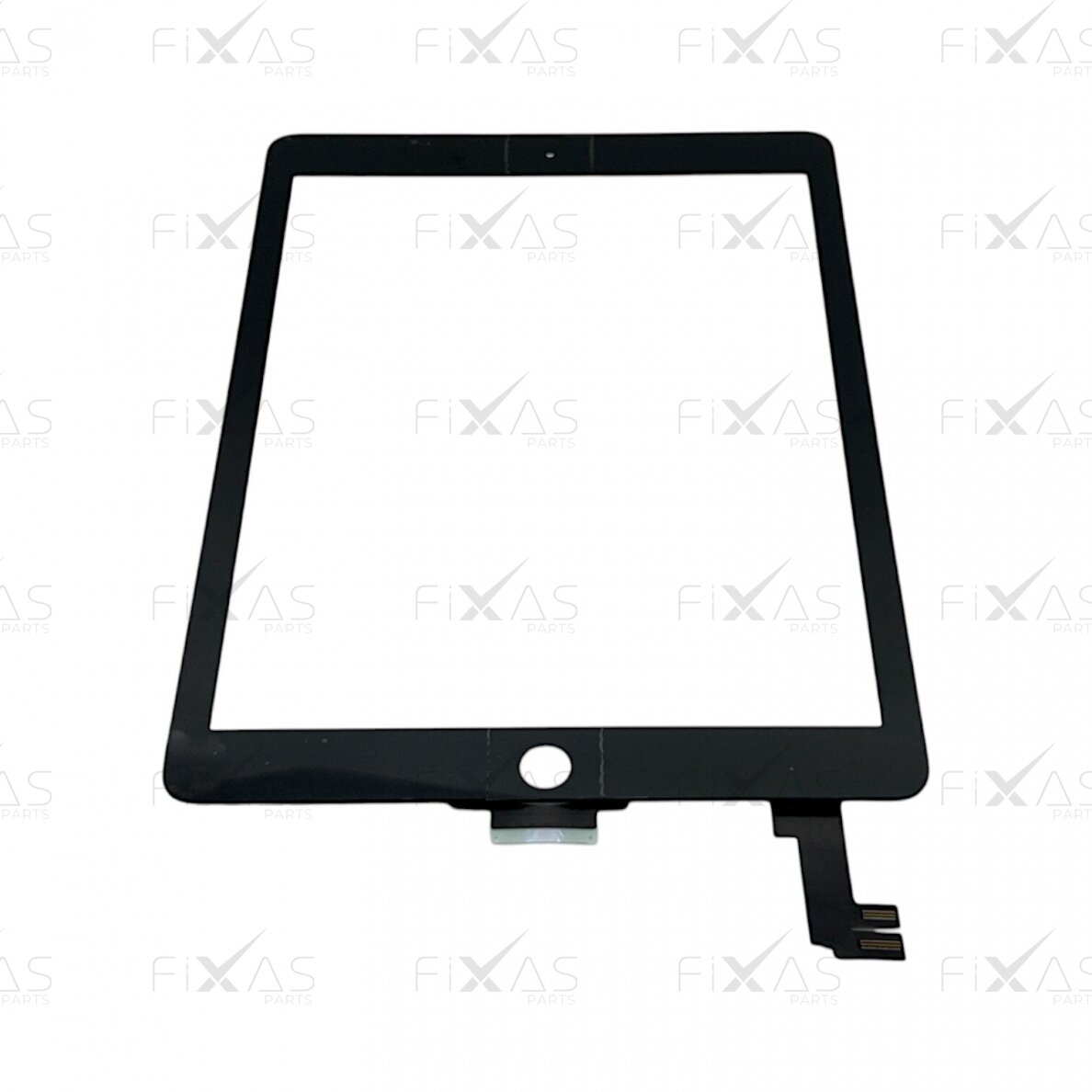 Apple iPad Air 2 lietimui jautrus stikliukas su OCA (Juodas)