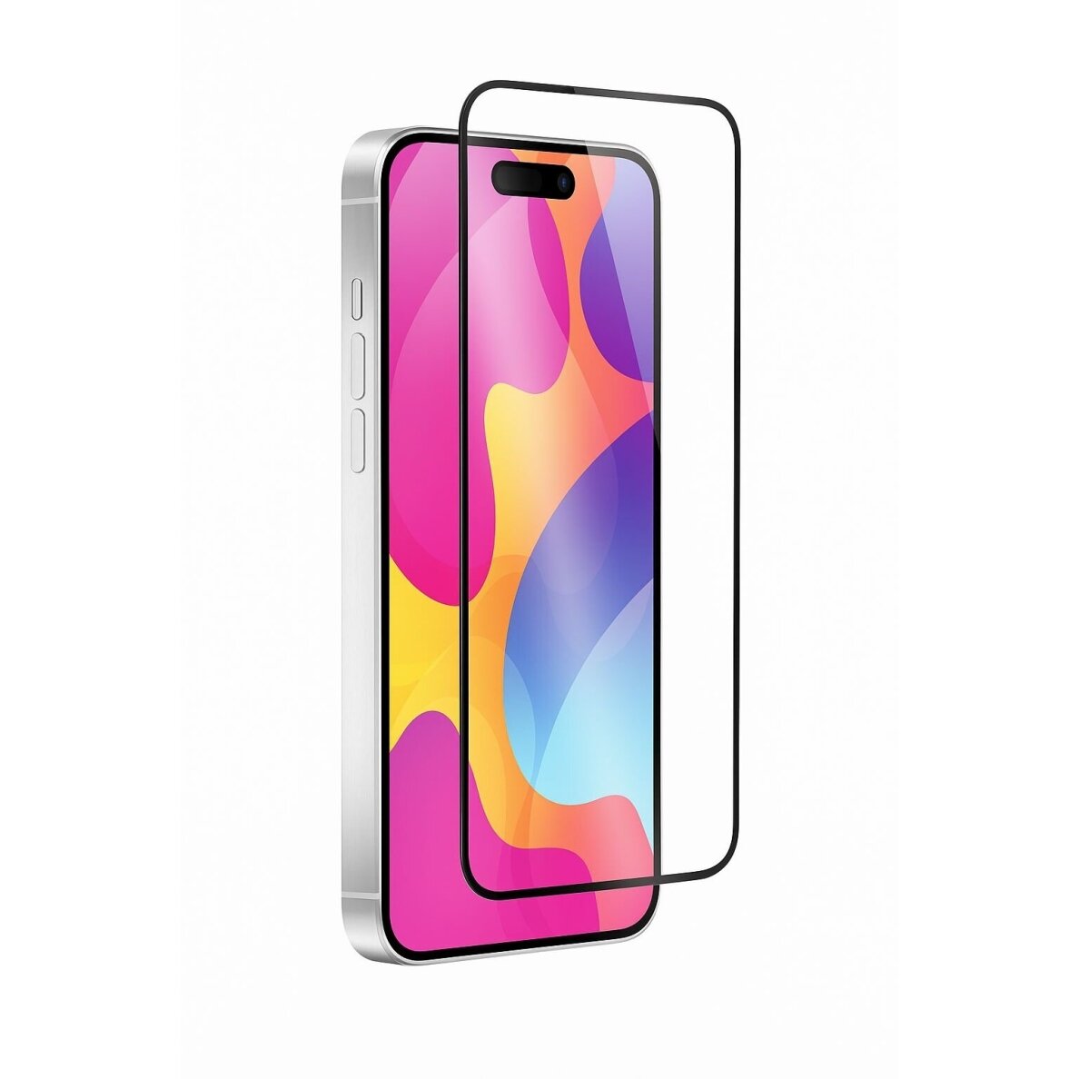 Apple iPhone 16 / iPhone 15 Apsauginis stikliukas 5D Apple iPhone 16 / iPhone 15 Apsauginis stikliukas 5D