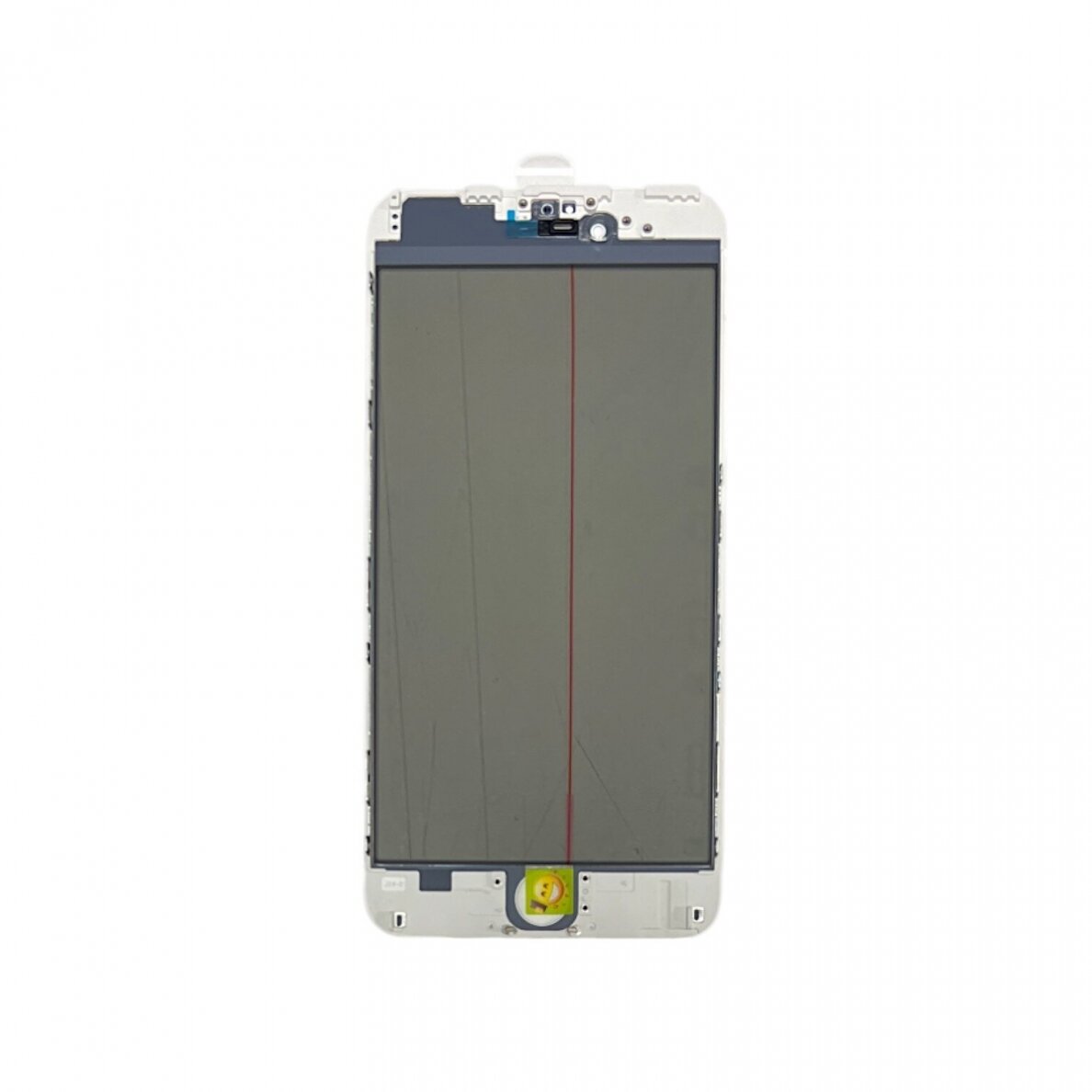 Apple iPhone 6 Plus front glass with frame and OCA + POL white 1