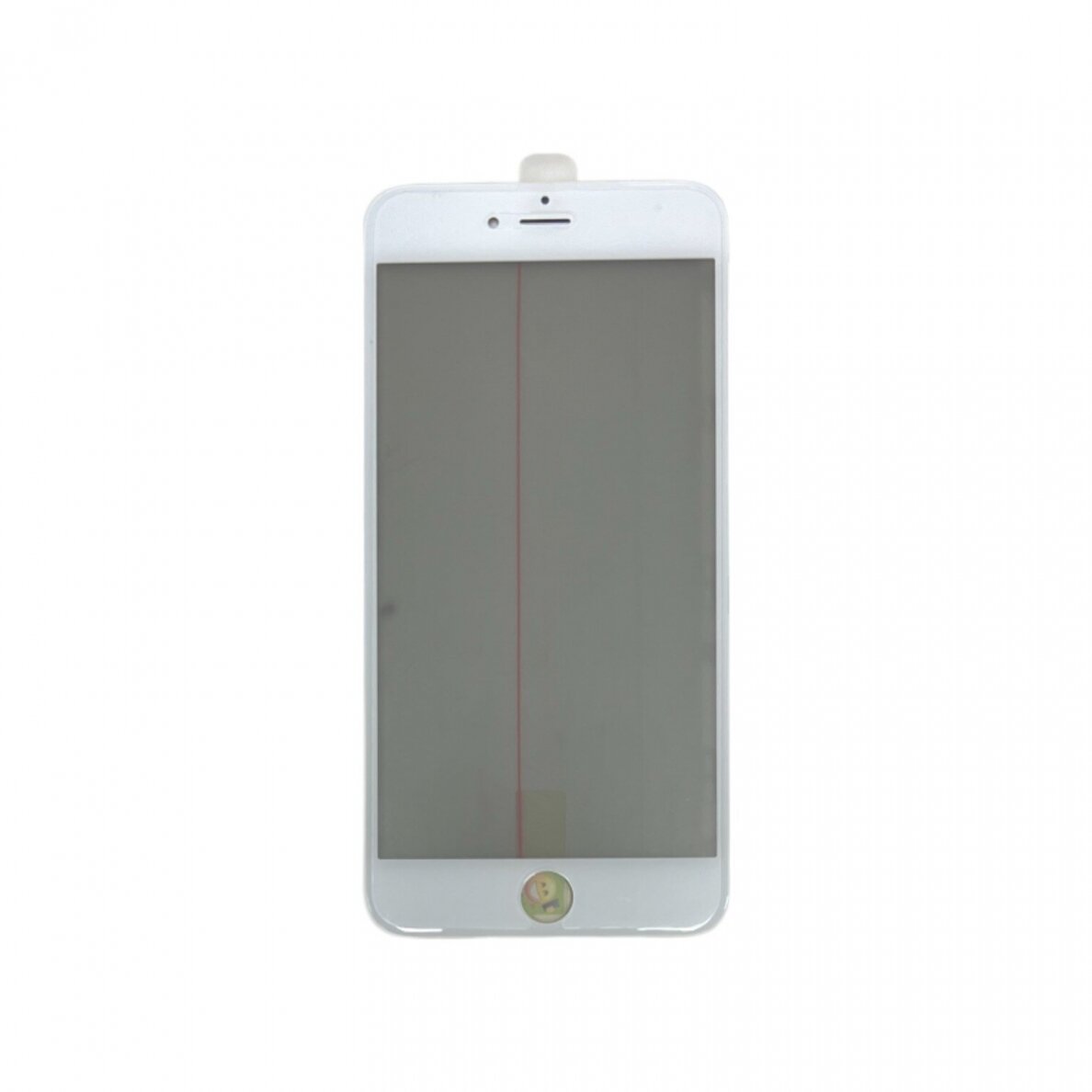 Apple iPhone 6 Plus front glass with frame and OCA + POL white