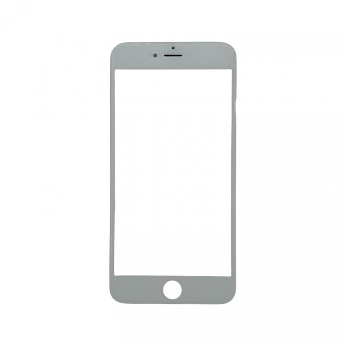 Apple iPhone 6 Plus front glass with frame and OCA white