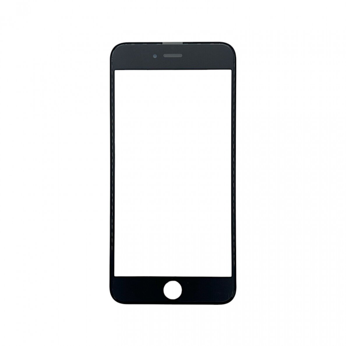 Apple iPhone 6S Plus front glass with frame and OCA black