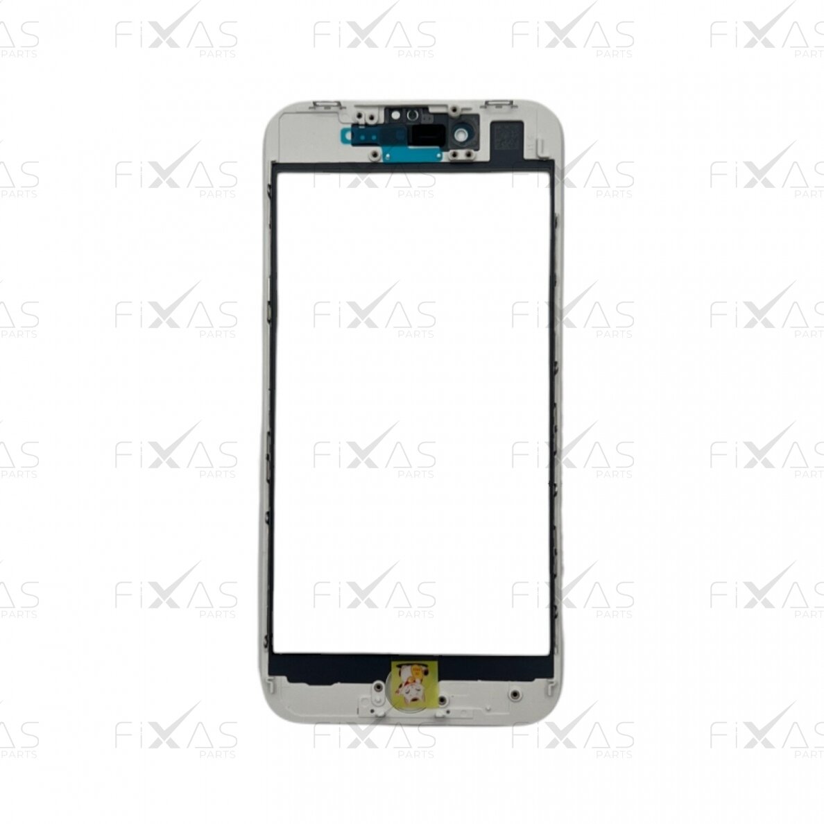 Apple iPhone 8 front glass with frame and OCA white 1