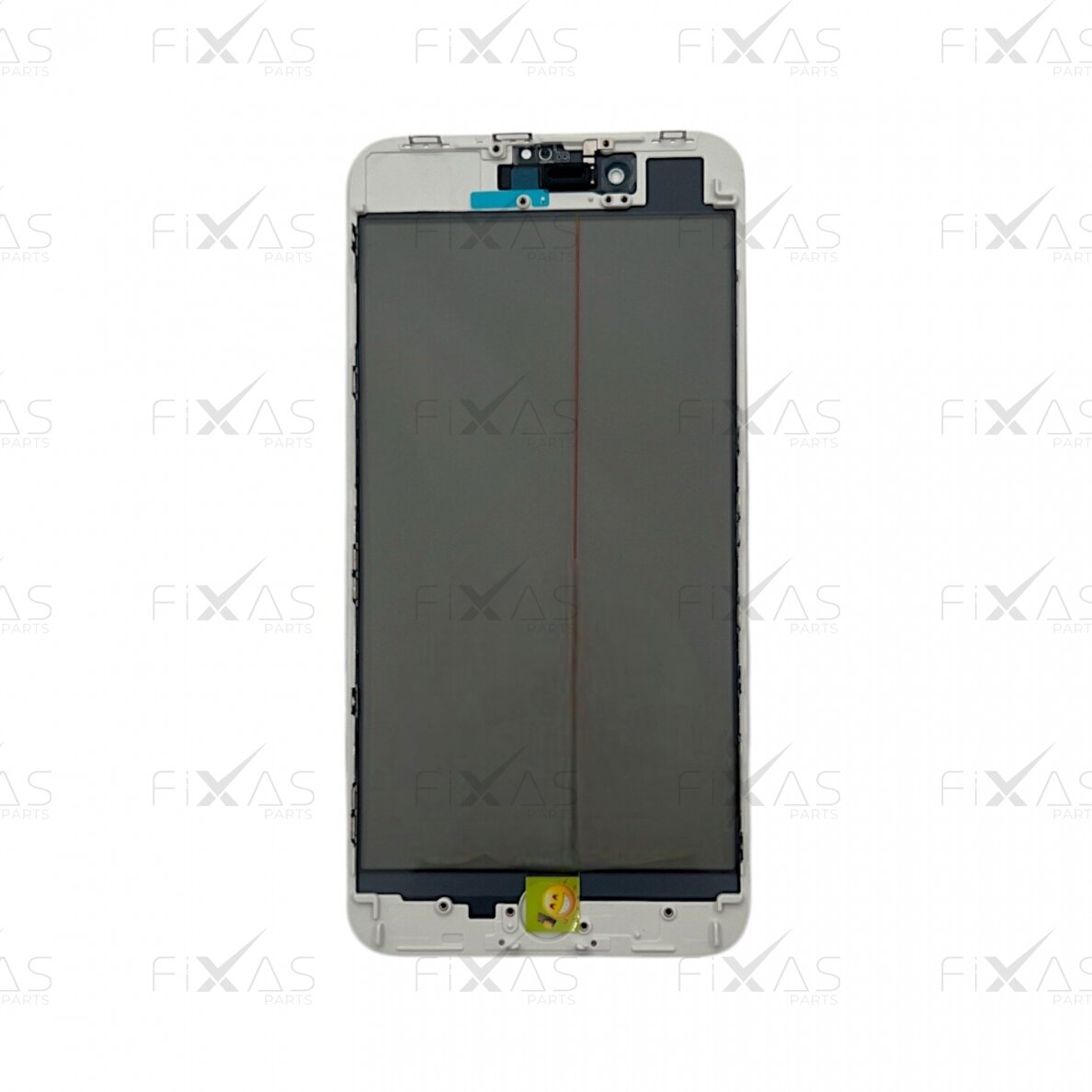 Apple iPhone 8 Plus front glass with frame and OCA + POL white 1