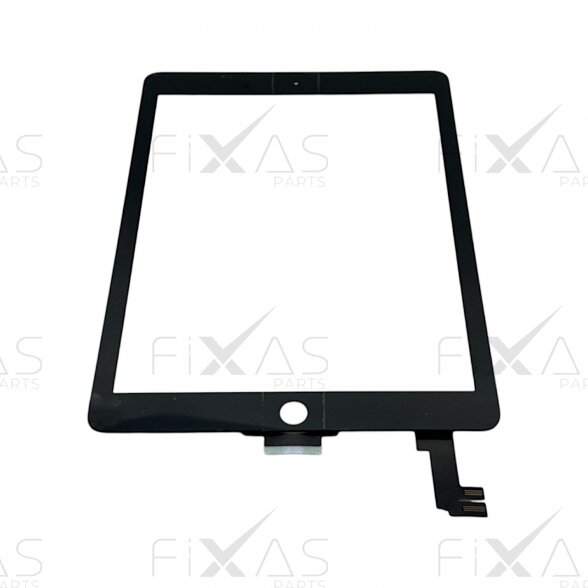 Apple iPad Air 2 lietimui jautrus stikliukas su OCA (Juodas)