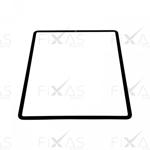 Apple iPad Pro 12.9 (2021 / 5th Gen) / Pro 12.9 (2022 / 6th Gen) ekrano stikliukas su OCA (Juodas)