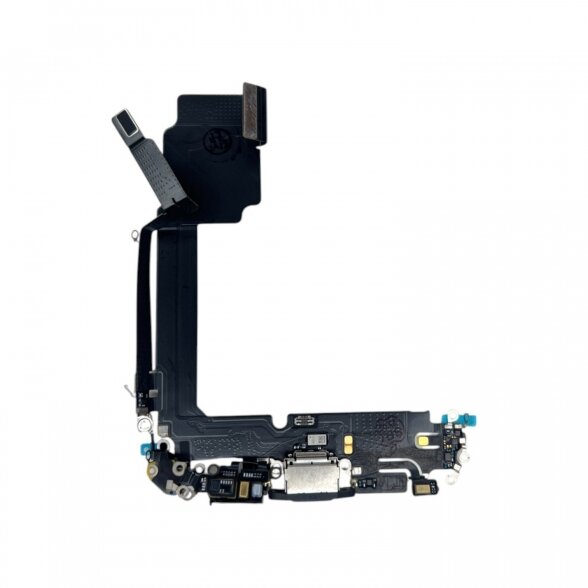 Apple iPhone 15 Pro Max charging port flex cable (Black) (Original / Used) Apple iPhone 15 Pro Max charging port flex cable (Black) (Original / Used)