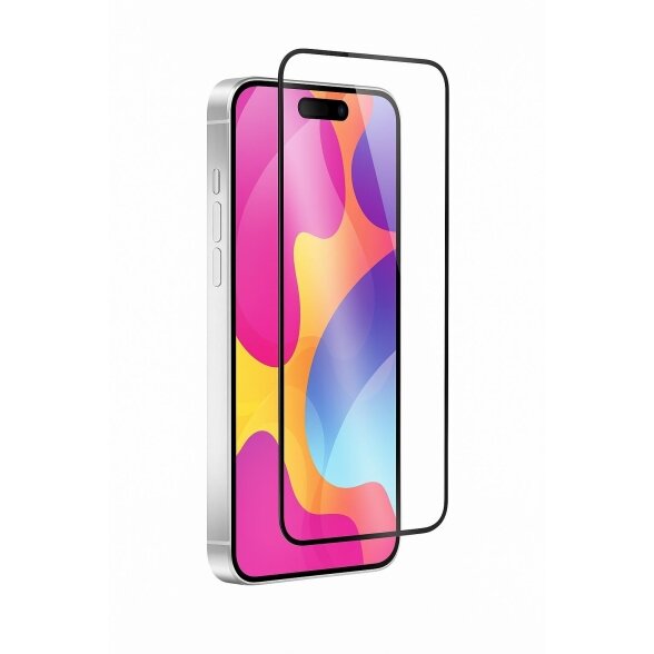 Apple iPhone 16 / iPhone 15 Apsauginis stikliukas 5D Apple iPhone 16 / iPhone 15 Apsauginis stikliukas 5D