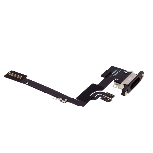 Apple iPhone 16 Pro charging port flex cable (Black Titanium) (Original / Used) Apple iPhone 16 Pro charging port flex cable (Black Titanium) (Original / Used)