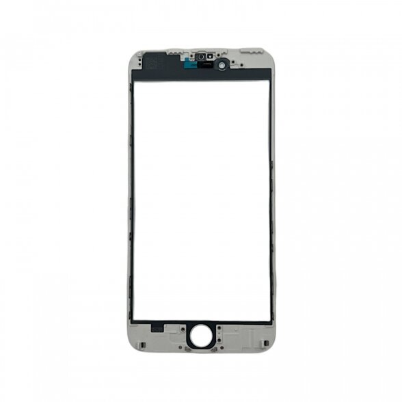 Apple iPhone 6 Plus front glass with frame and OCA white 1