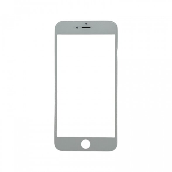 Apple iPhone 6 Plus front glass with frame and OCA white