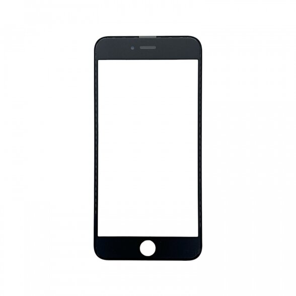 Apple iPhone 6S Plus front glass with frame and OCA black