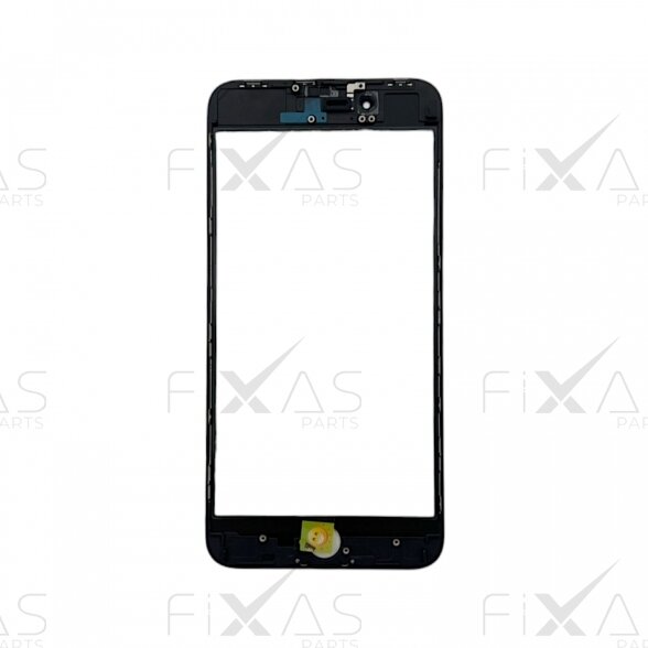 Apple iPhone 8 Plus front glass with frame and OCA black 1