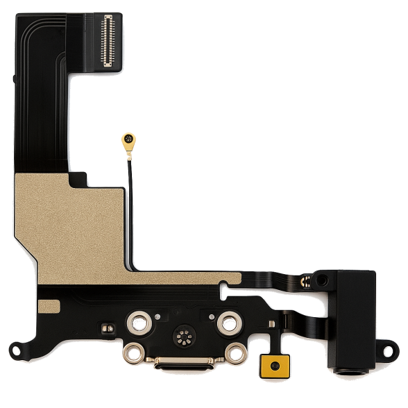 Apple iPhone SE (2016) charging port flex cable (Black) (Original / Used) Apple iPhone SE (2016) charging port flex cable (Black) (Original / Used)