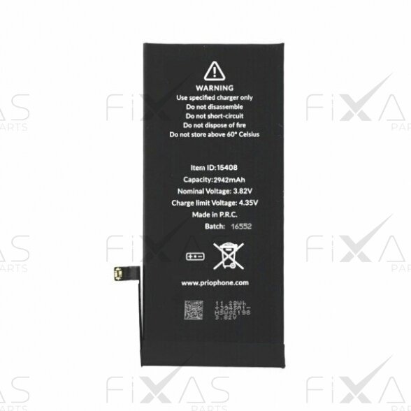 Akumuliatorius skirtas Apple iPhone XR (Original / Used / 80%-84%) Akumuliatorius skirtas Apple iPhone XR (Original / Used / 80%-84%)