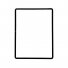Apple iPad Air 6 13" front glass with OCA (Black)