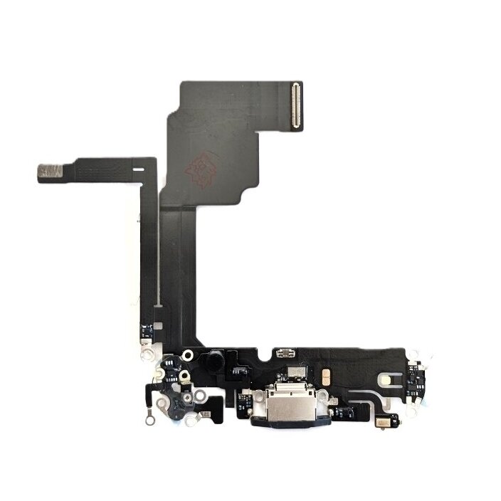 Apple iPhone 15 Pro charging port flex cable (Blue Titanium) (Original / Used)