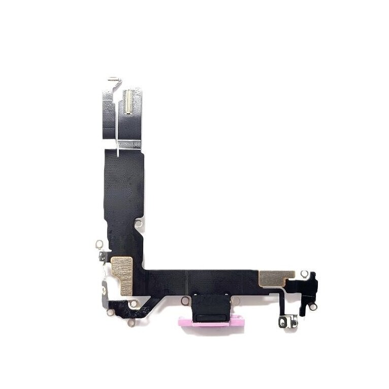 Apple iPhone 16 charging port flex cable (Pink) (Original / Used) Apple iPhone 16 charging port flex cable (Pink) (Original / Used)