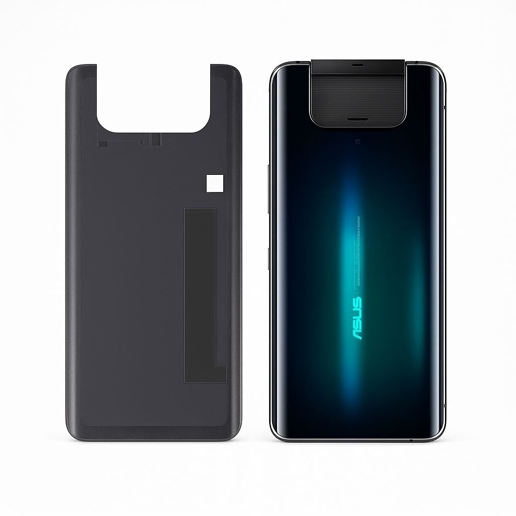 Asus Zenfone 7 back cover (Aurora Black) (Pulled / Grade C) Asus Zenfone 7 back cover (Aurora Black) (Pulled / Grade C)