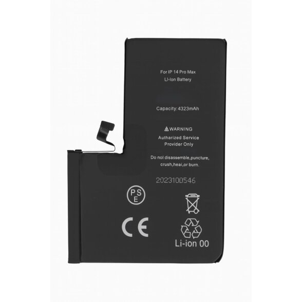 Battery for iPhone 14 Pro Max (Self-Diagnosable) (High Capacity) (Compatible) Battery for iPhone 14 Pro Max (Self-Diagnosable) (High Capacity) (Compatible)