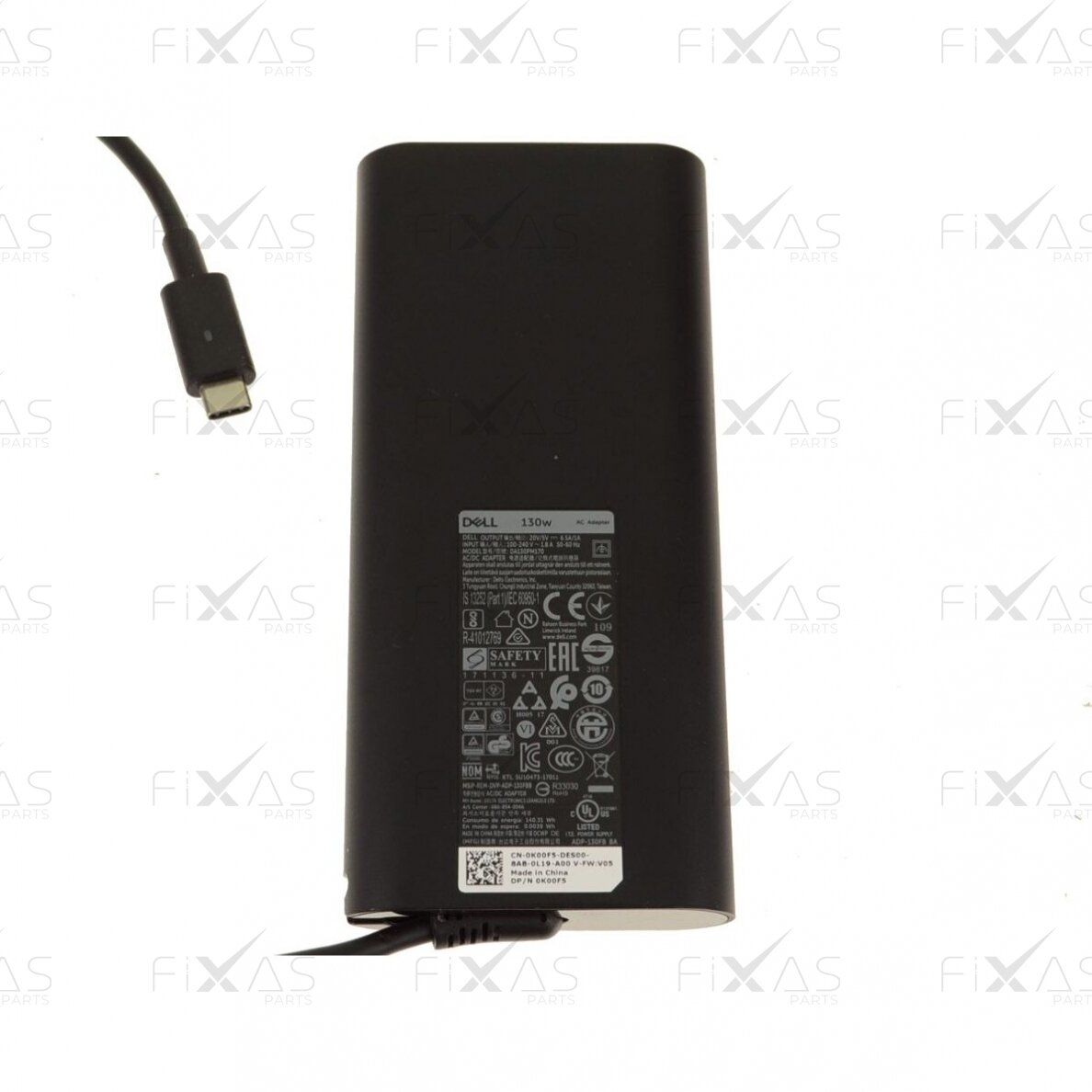 Dell 130W Charger, AC Adapter, USB-C (Service Pack)