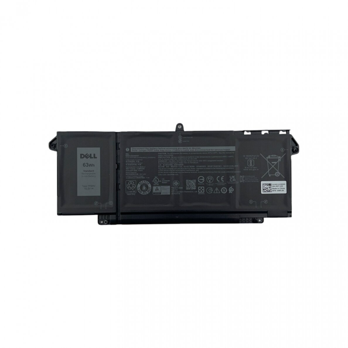 Dell Latitude 7420 63Wh 3941mAh 15.2V akumuliatorius (Service Pack) 1