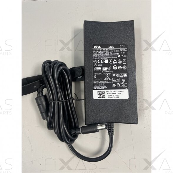 Dell 130W Charger, AC Adapter, 4.5mm (Service Pack)