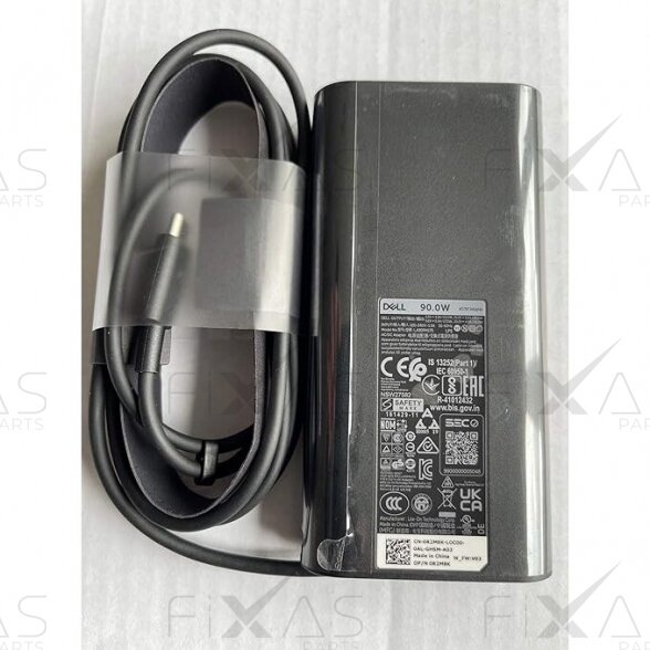 Dell 90W Charger, AC Adapter, USB-C (Service Pack) 1 Dell 90W Charger, AC Adapter, USB-C (Service Pack) 1