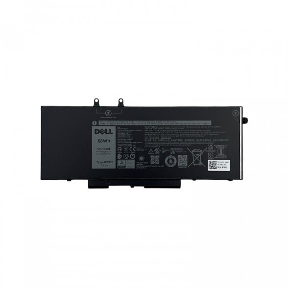 Dell Latitude 5400 / 5500 68Wh 8500mAh 7.6V akumuliatorius (Service Pack) Dell Latitude 5400 / 5500 68Wh 8500mAh 7.6V akumuliatorius (Service Pack)
