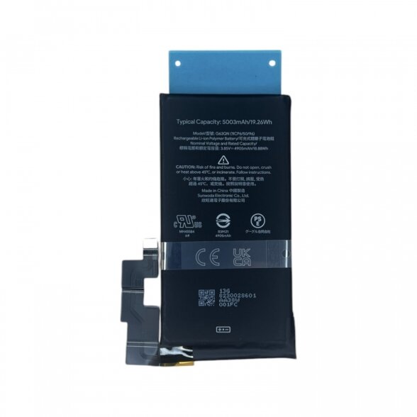 Google Pixel 6 Pro akumuliatorius (Service Pack) Google Pixel 6 Pro akumuliatorius (Service Pack)