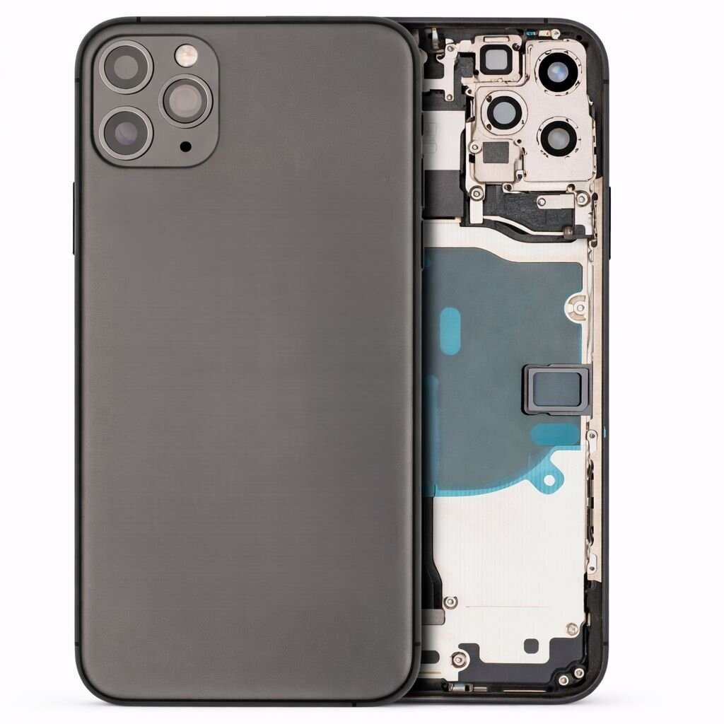 Housing with all small parts and charging port for iPhone 11 Pro (Black) (Pulled / Grade C) Housing with all small parts and charging port for iPhone 11 Pro (Black) (Pulled / Grade C)
