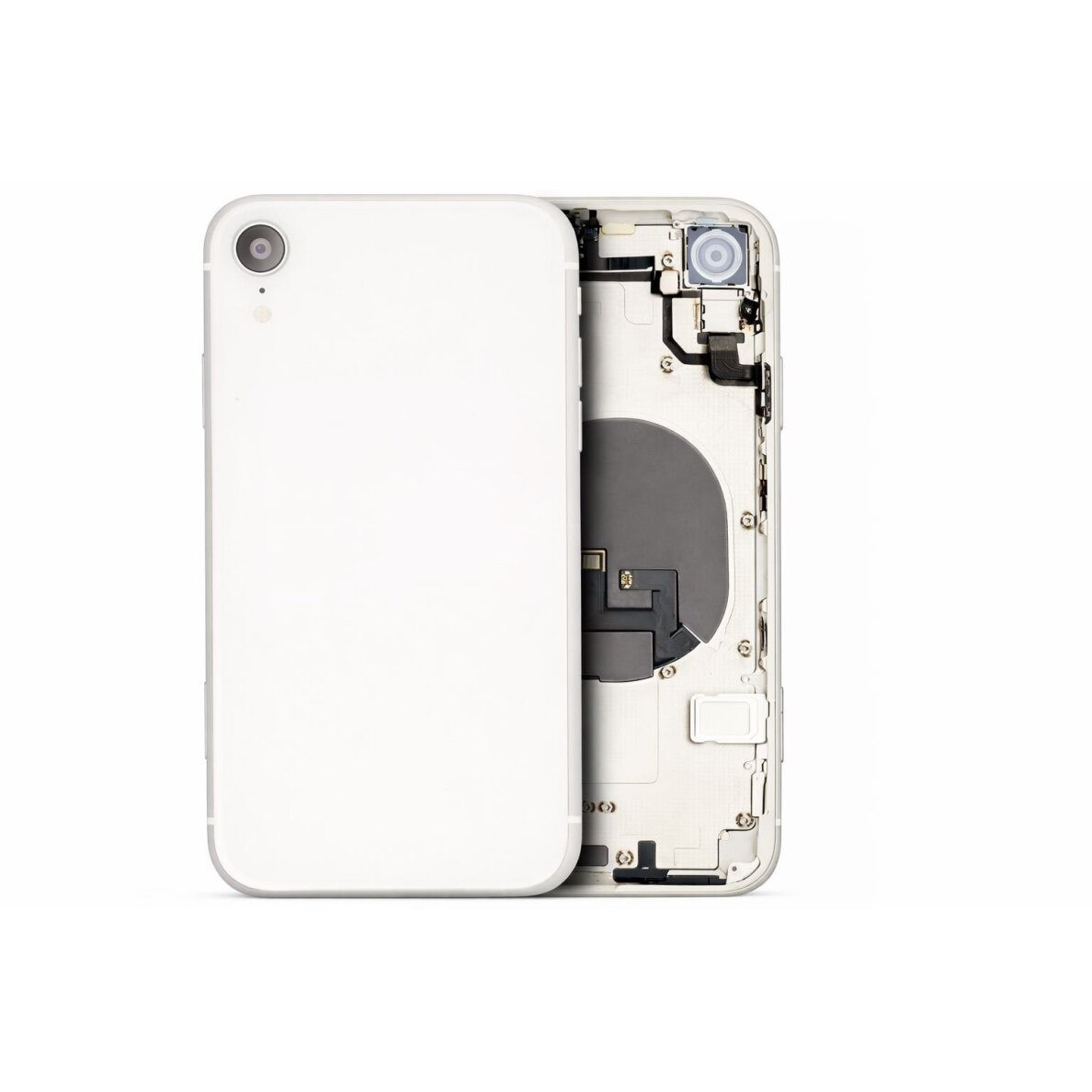 Housing + small parts + charging port + battery for iPhone XR (White) (Pulled / Grade B) Housing + small parts + charging port + battery for iPhone XR (White) (Pulled / Grade B)