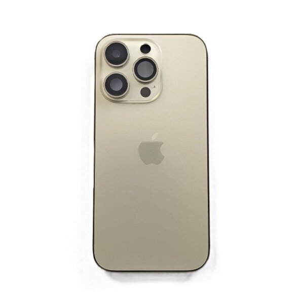 Housing for Apple iPhone 14 Pro (Gold) (EMPTY) (Pulled / Grade B) Housing for Apple iPhone 14 Pro (Gold) (EMPTY) (Pulled / Grade B)