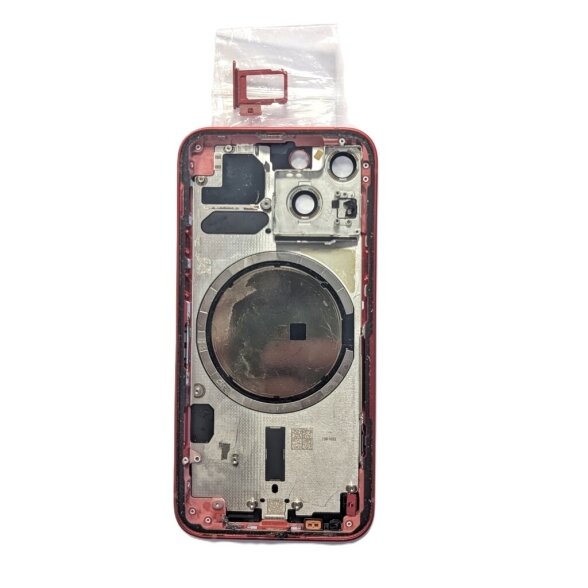 Korpusas skirtas iPhone 13 Mini (Empty) (Red) (Pulled / Grade B) 1