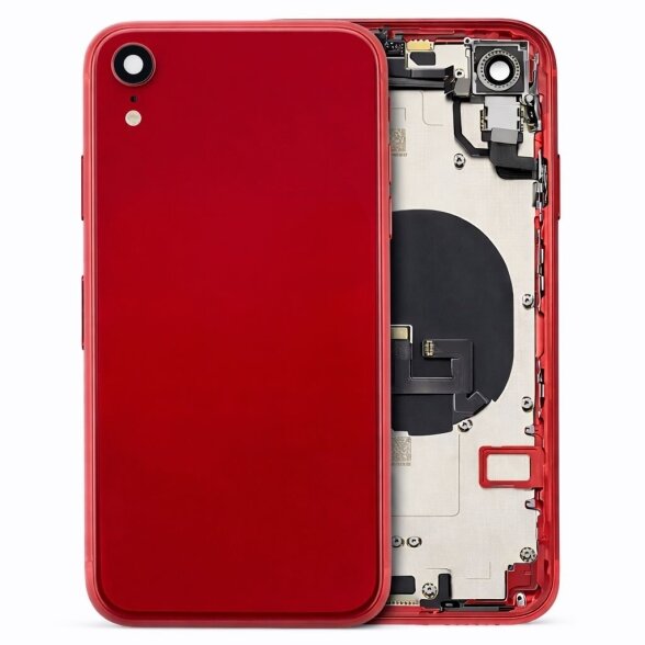 Housing + small parts + charging port + battery for iPhone XR (Red) (Pulled / Grade C) Housing + small parts + charging port + battery for iPhone XR (Red) (Pulled / Grade C)