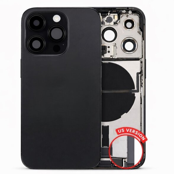 Housing with charging port for iPhone 14 Pro (Space Black) (NO SIM CARD SLOT / US VERSION) (Pulled / Grade B) Housing with charging port for iPhone 14 Pro (Space Black) (NO SIM CARD SLOT / US VERSION) (Pulled / Grade B)
