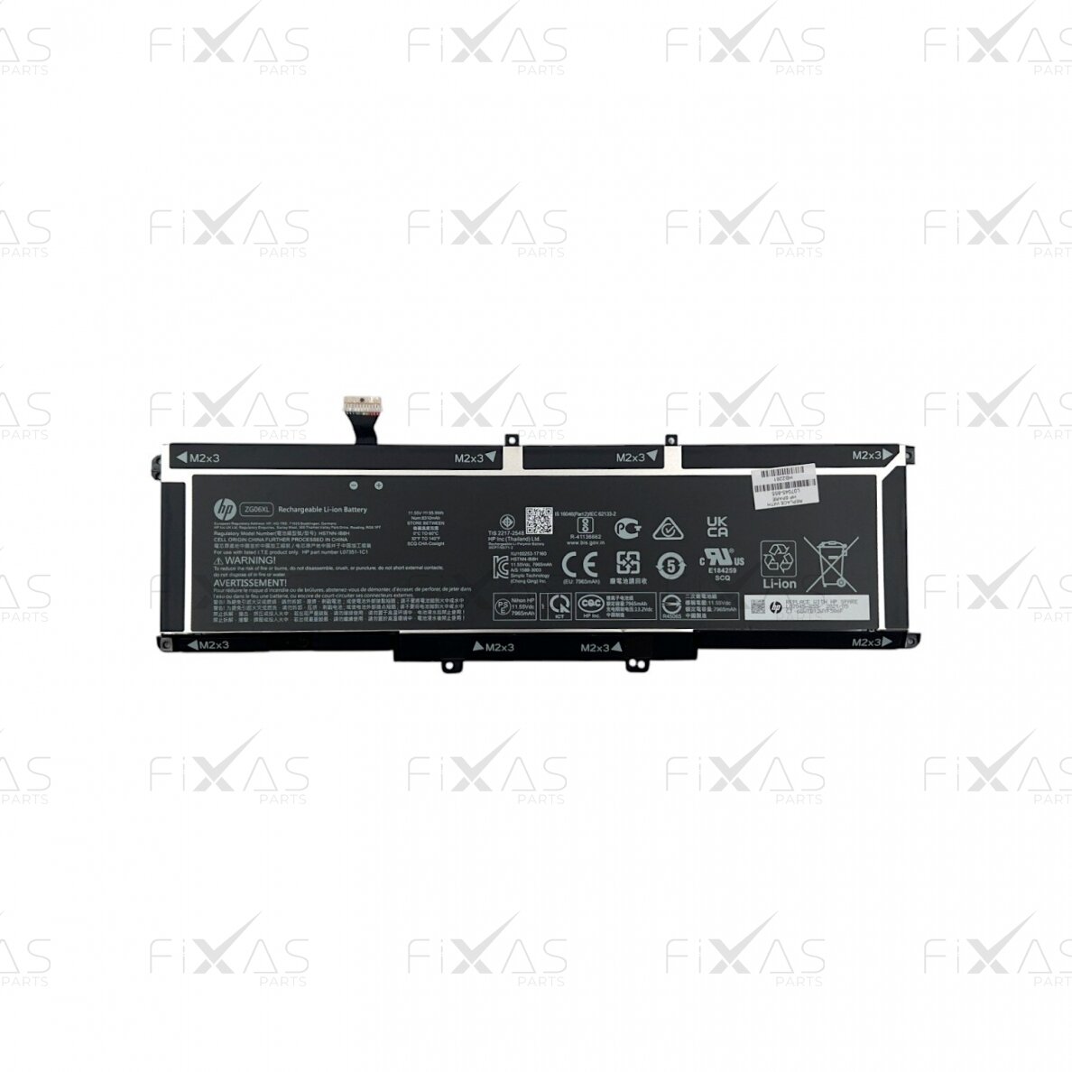 HP EliteBook 1050 G1 95Wh 8310mAh 11.55V akumuliatorius (Service Pack)