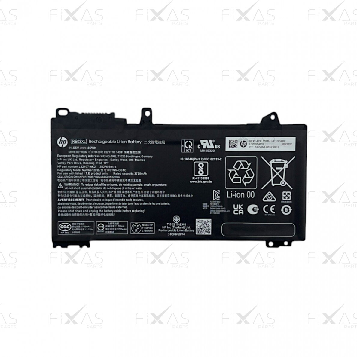 HP ProBook 450 G6 / 450 G7 455 45Wh 3900Mah 11.55V akumuliatorius (Service Pack) HP ProBook 450 G6 / 450 G7 455 45Wh 3900Mah 11.55V akumuliatorius (Service Pack)