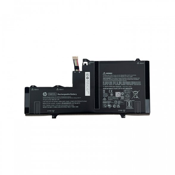 HP EliteBook x360 1030 G2 57Wh 4.935Ah 11.55V akumuliatorius (Service Pack) HP EliteBook x360 1030 G2 57Wh 4.935Ah 11.55V akumuliatorius (Service Pack)