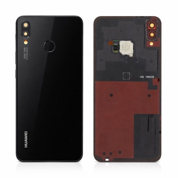 Huawei P20 lite back cover with camera lens (Black) (Pulled / Grade C) Huawei P20 lite back cover with camera lens (Black) (Pulled / Grade C)