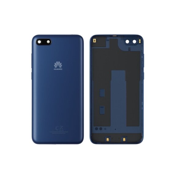 Huawei Y5 Prime (2018) (DRA-L01) back cover with camera lens (Blue) (Compatible) Huawei Y5 Prime (2018) (DRA-L01) back cover with camera lens (Blue) (Compatible)