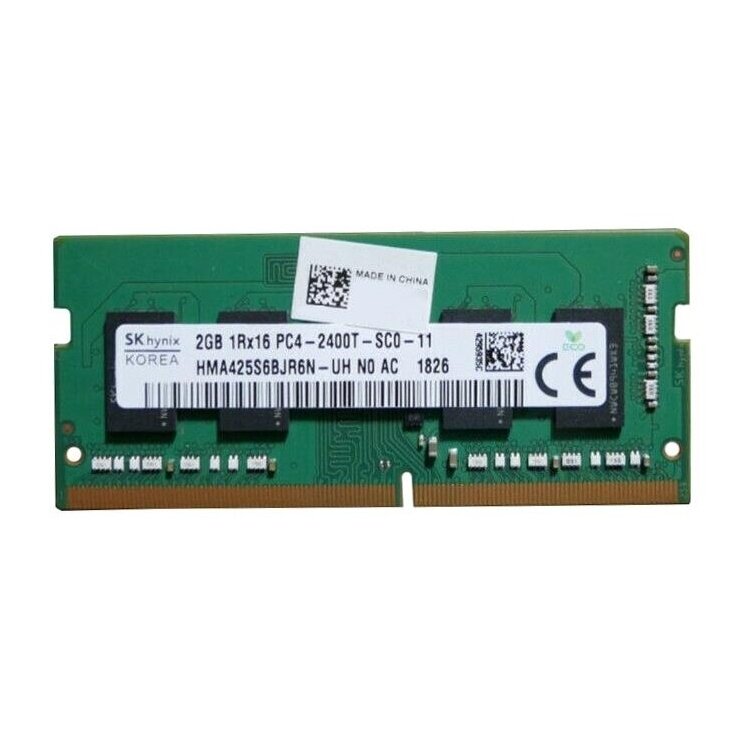 Hynix (HMA425S6BJR6N-UH) 2GB DDR4 2400MHz (PC4-19200) SODIMM (260-Pin) RAM (Operatyvioji Atmintis) (Original / Used)