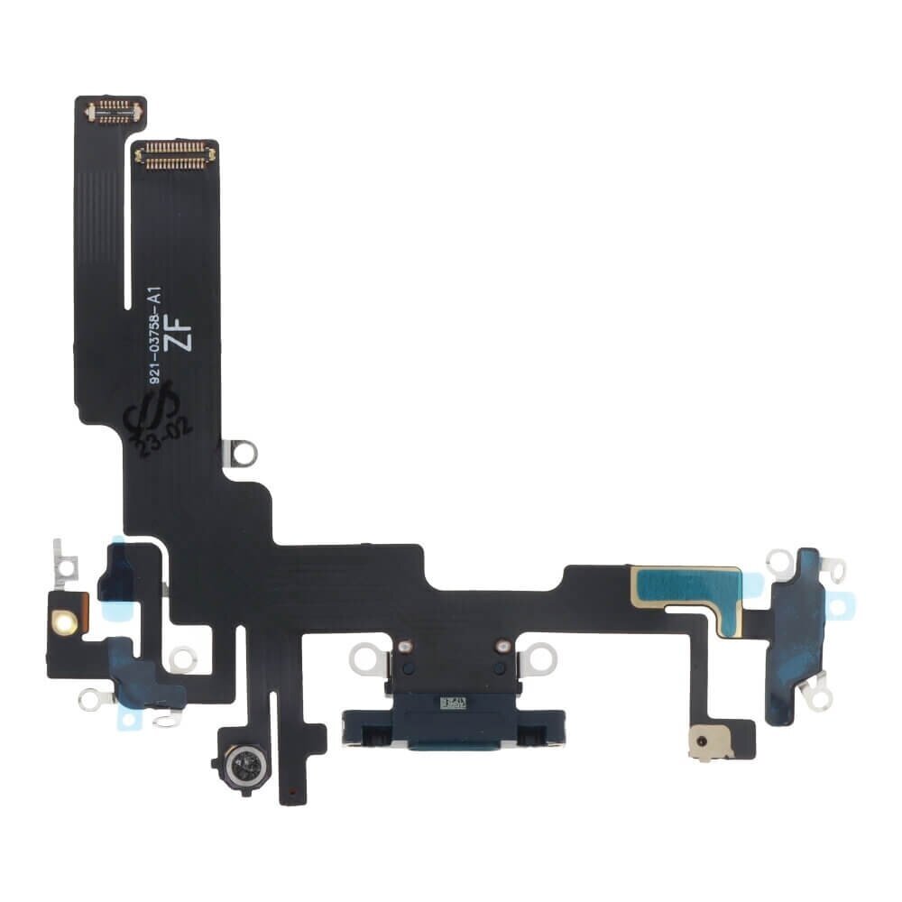 iPhone 14 charging port flex cable (Starlight) (Original / Used)