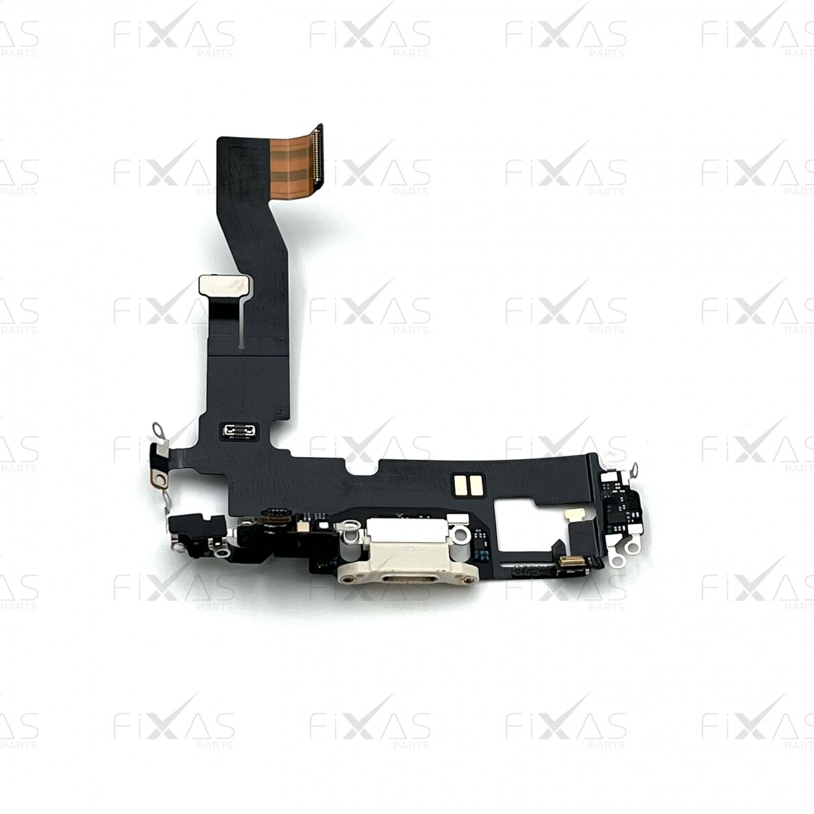 iPhone 12 / 12 Pro charging port flex cable (White) (Original / Used) iPhone 12 / 12 Pro charging port flex cable (White) (Original / Used)