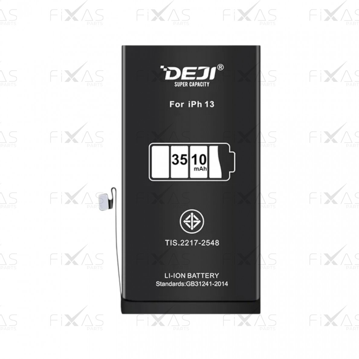 DEJI akumuliatorius su lipduku skirtas iPhone 13 (Padidintos Talpos) (Compatible) 1