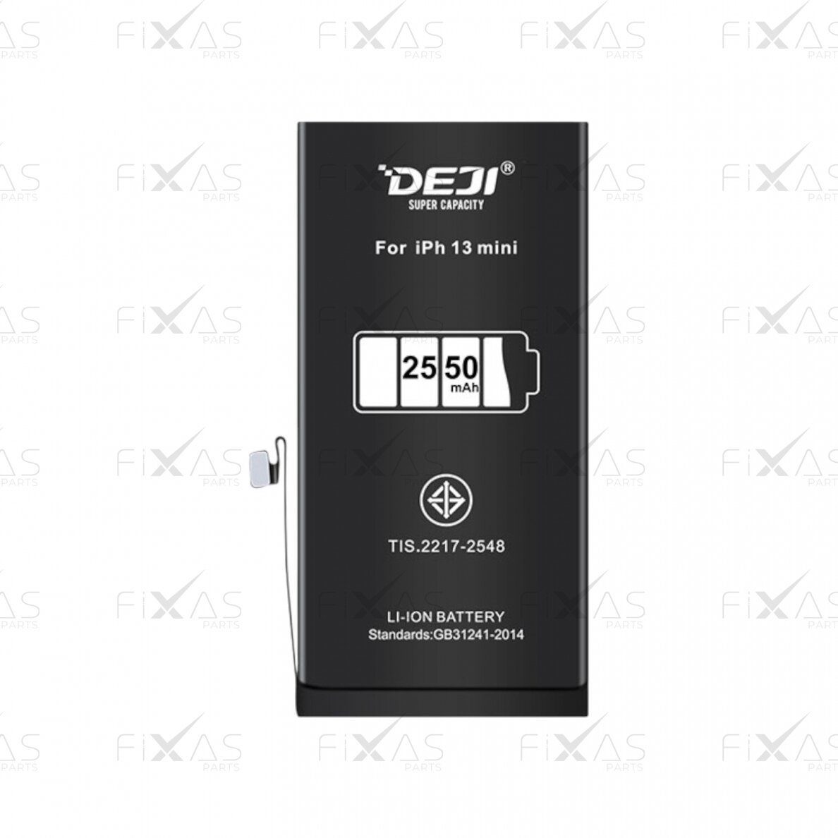DEJI akumuliatorius su lipduku skirtas iPhone 13 Mini (Padidintos Talpos) (Compatible) 1